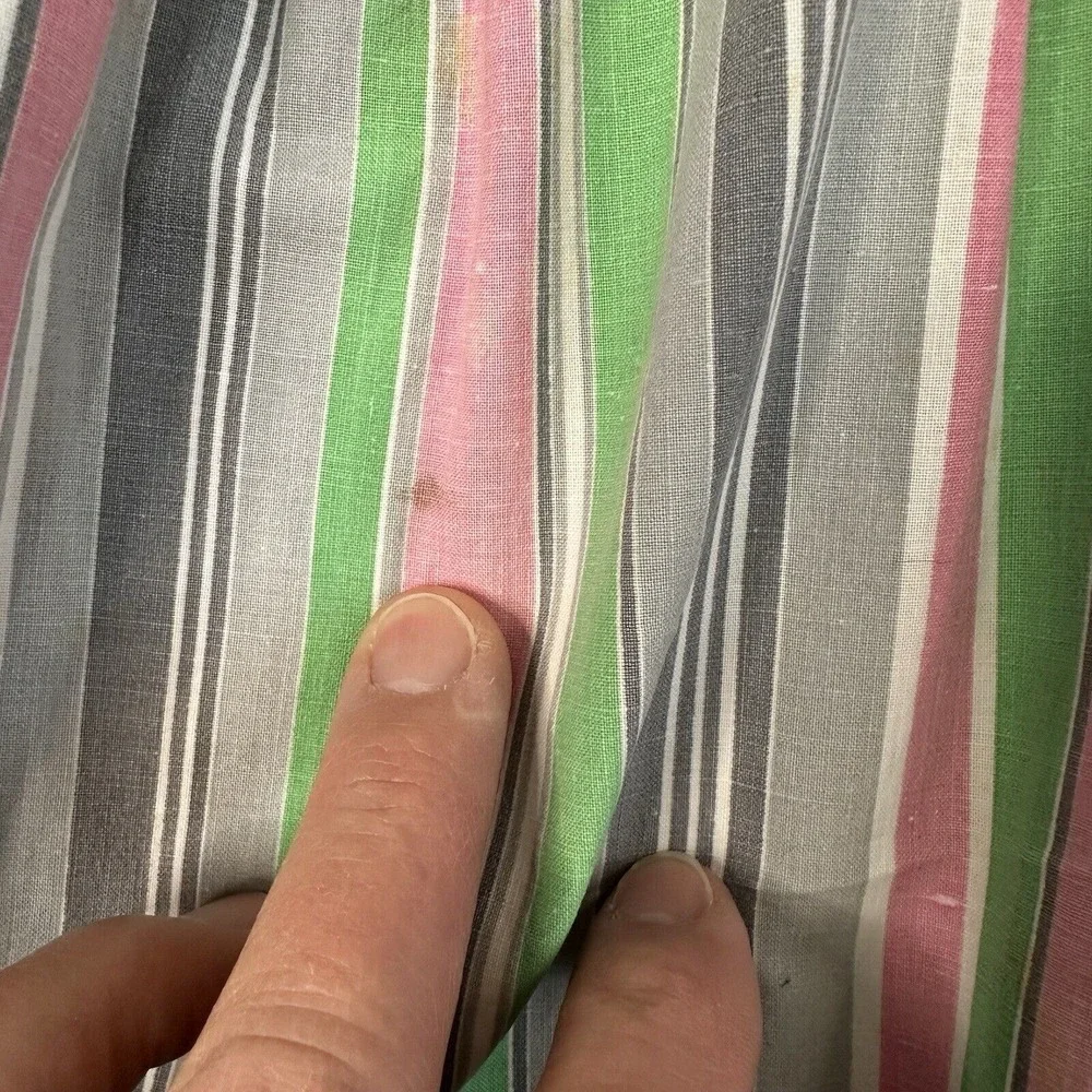 Homemade‎ Half Apron Striped Skirt Tie In The Back